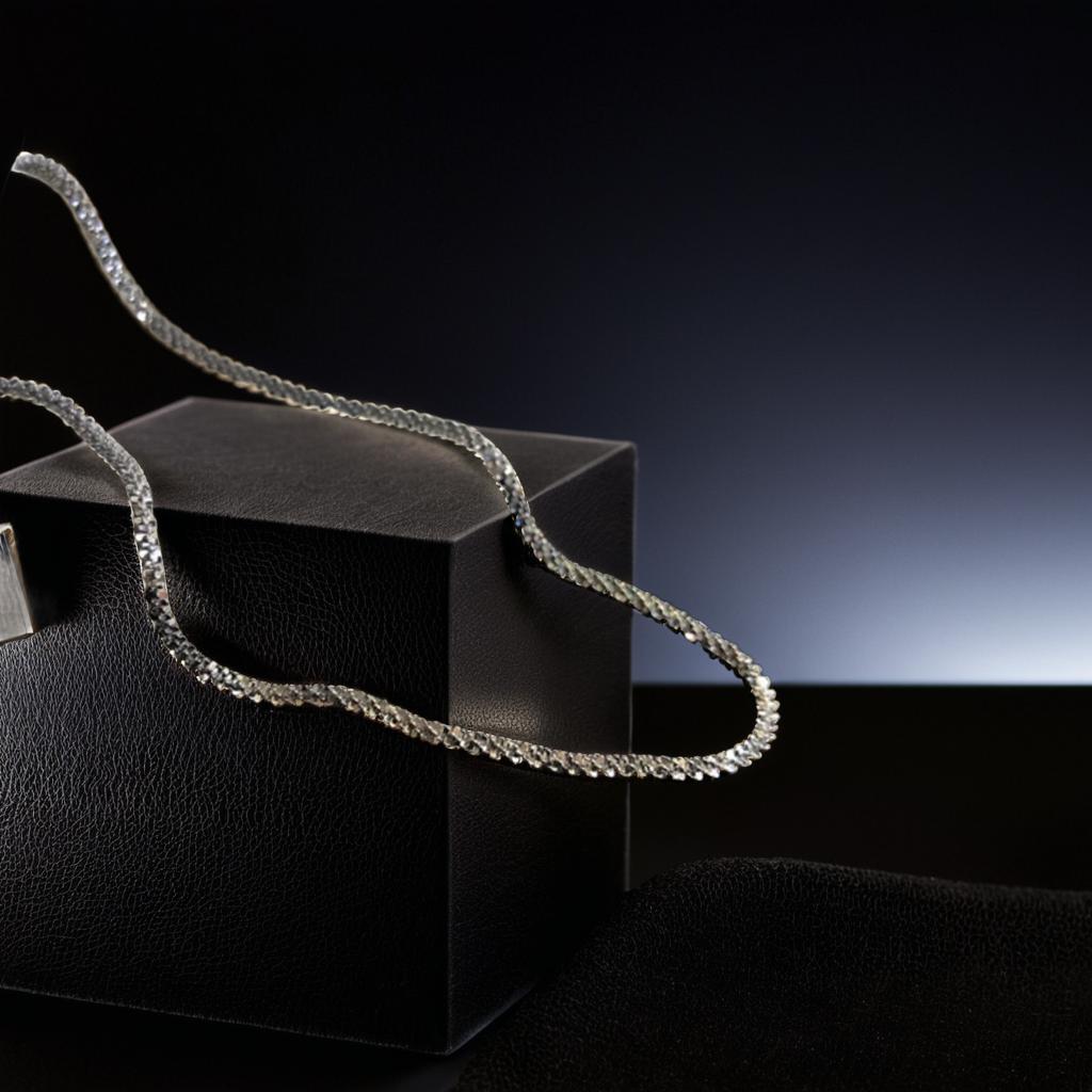 Silver Colour Sparkling Clavicle