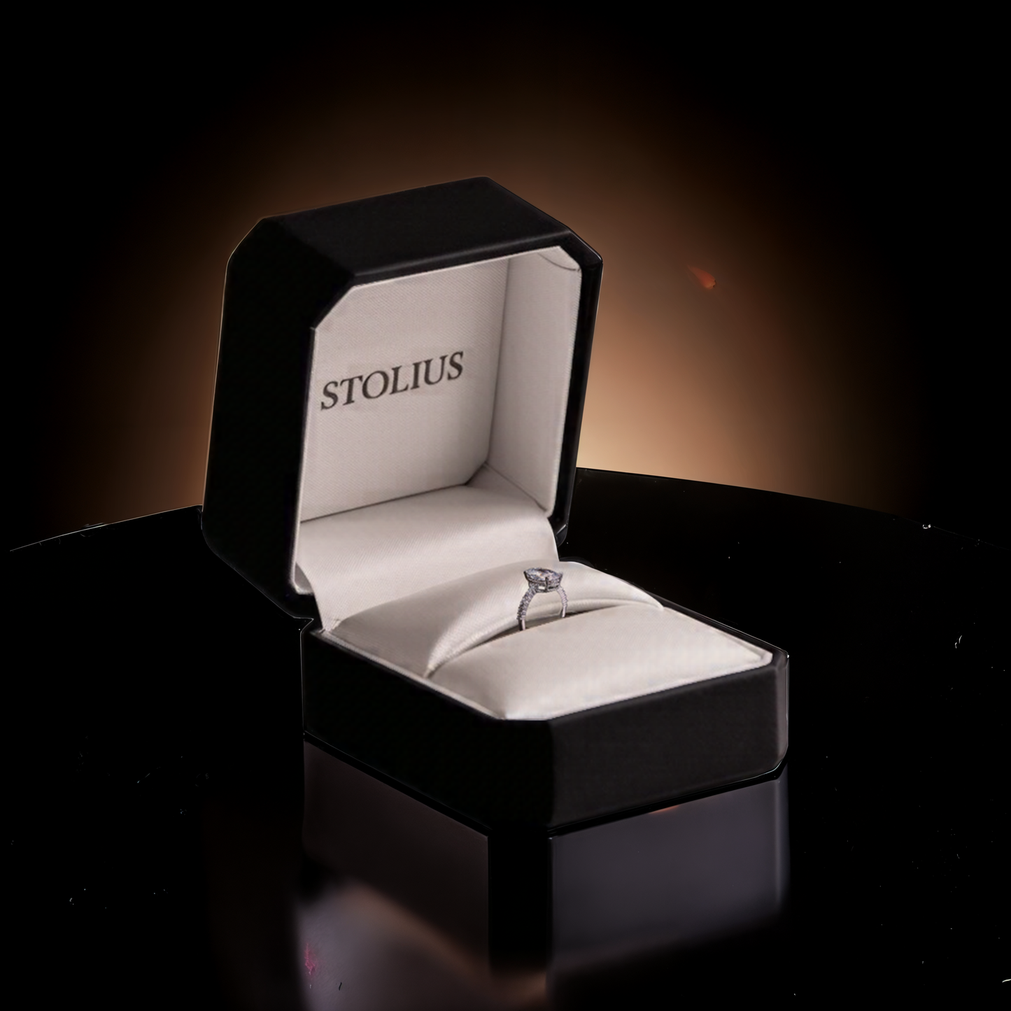 Brilliant Stone Ring Band