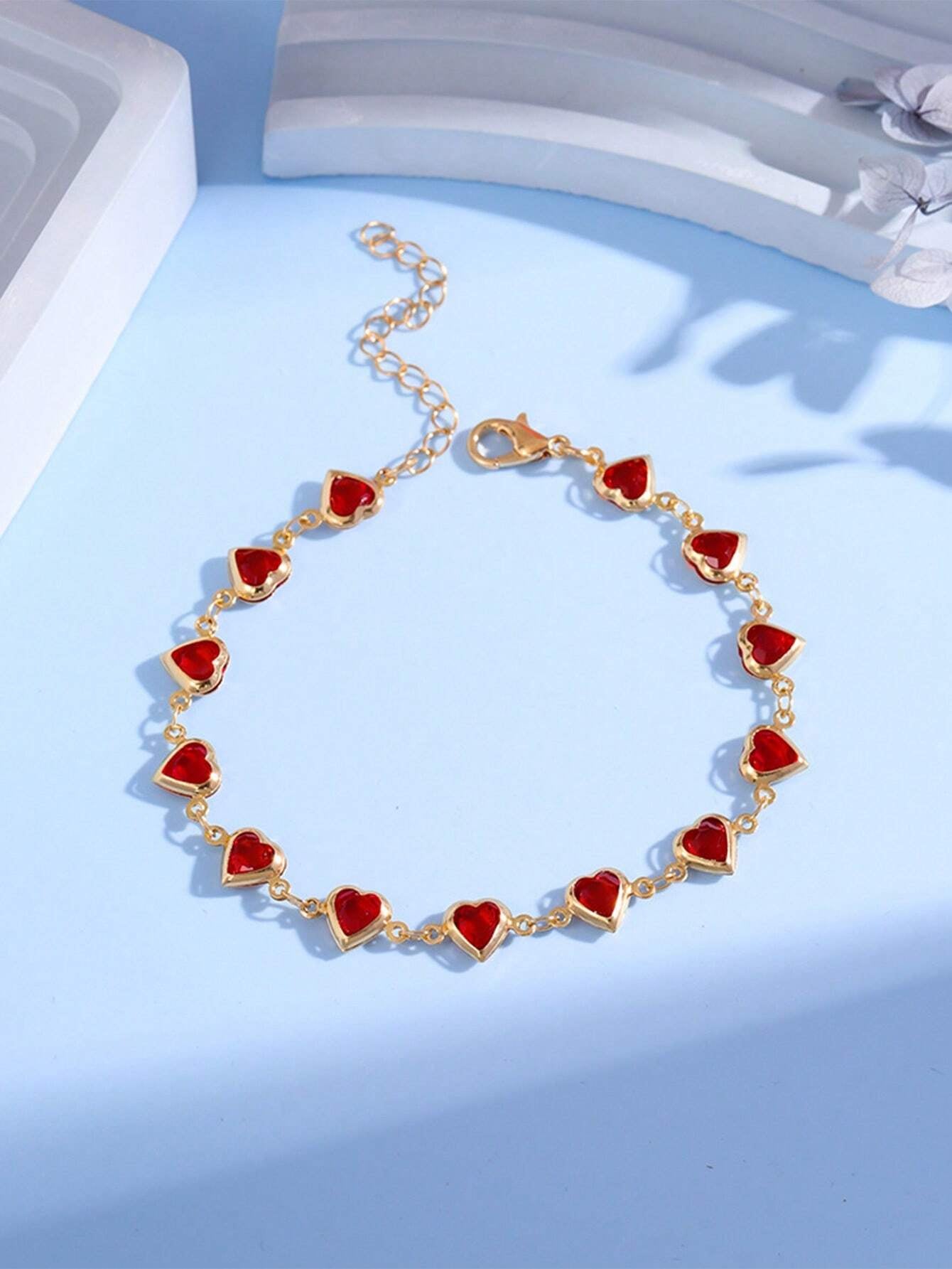 Bracelet Rhinestone Heart