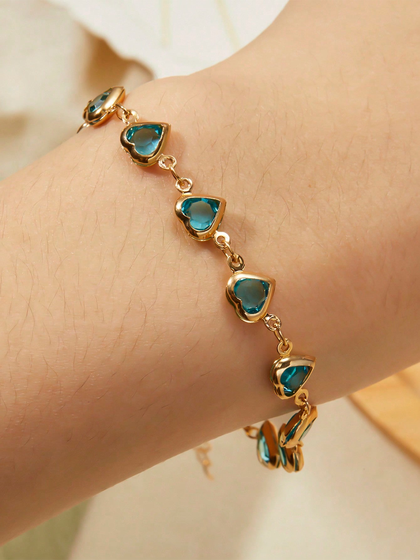 Bracelet Rhinestone Heart