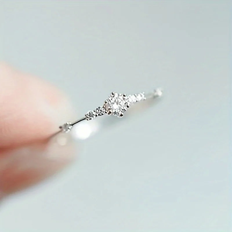Luxury Simple Diamond Ring