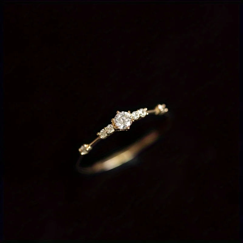 Luxury Simple Diamond Ring