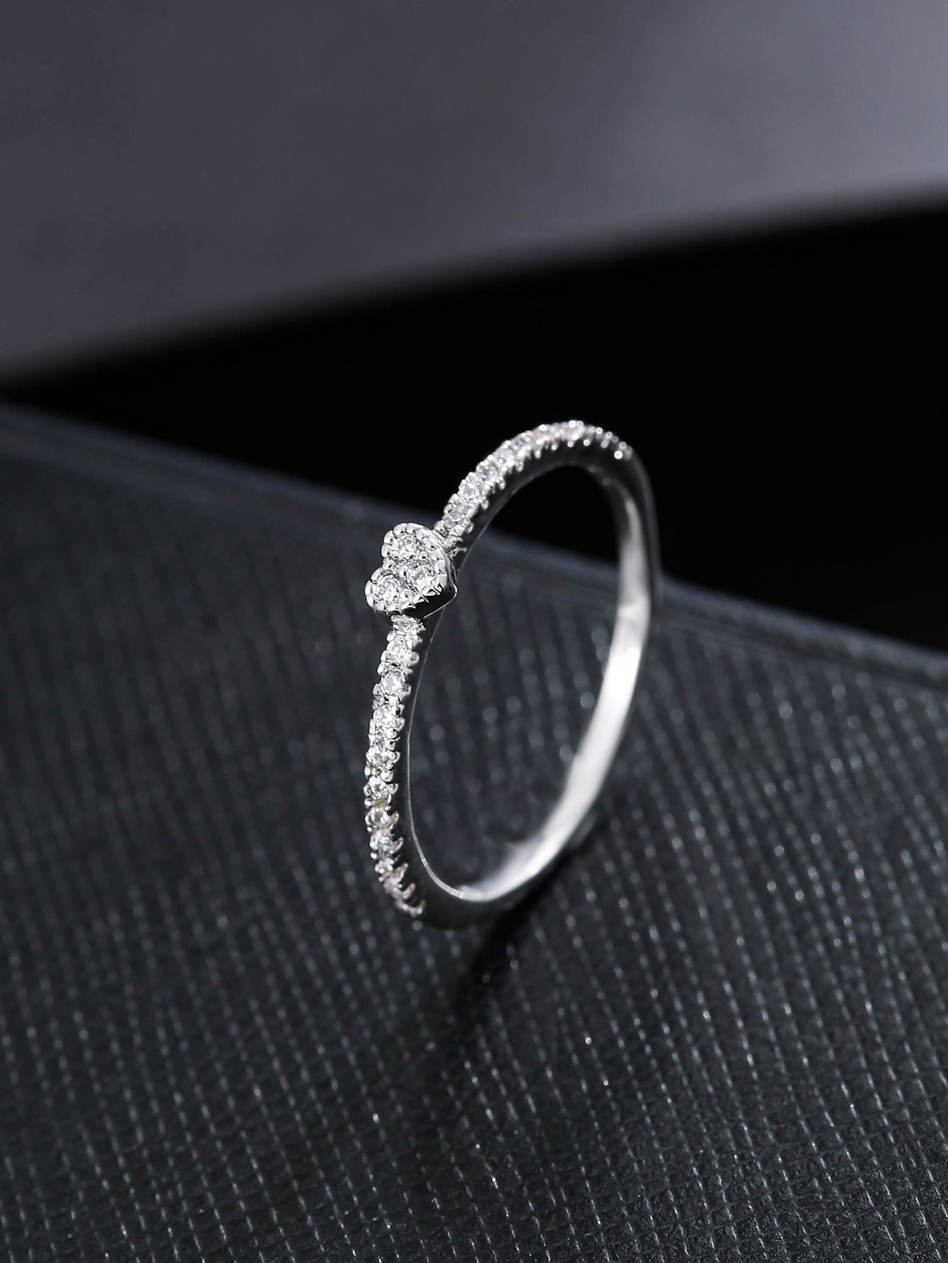 Cubic Zirconia Decor Ring