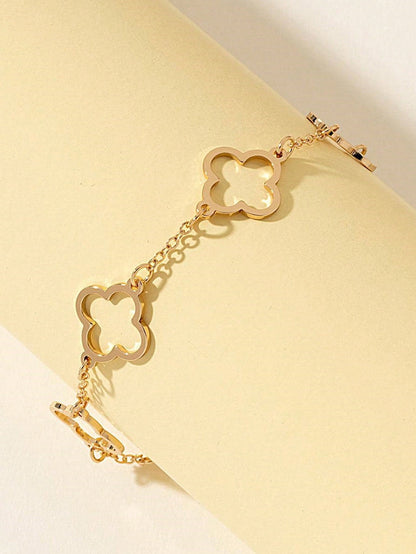  Hollow Flower Bracelet