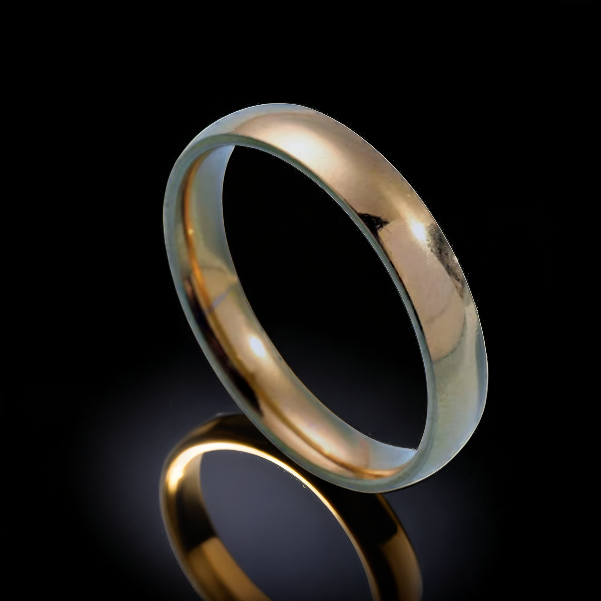 Simple Smooth Stainless Steel Ring