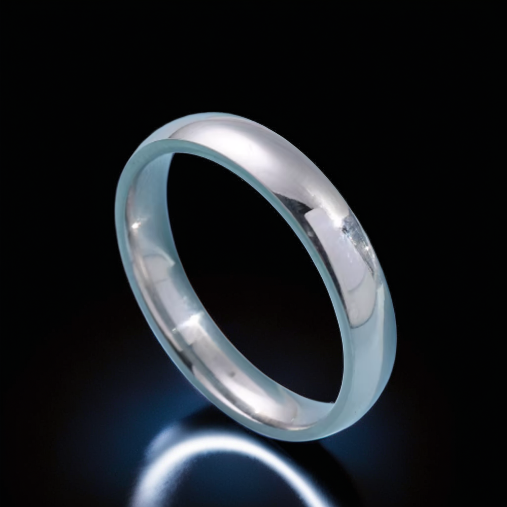 Simple Smooth Stainless Steel Ring