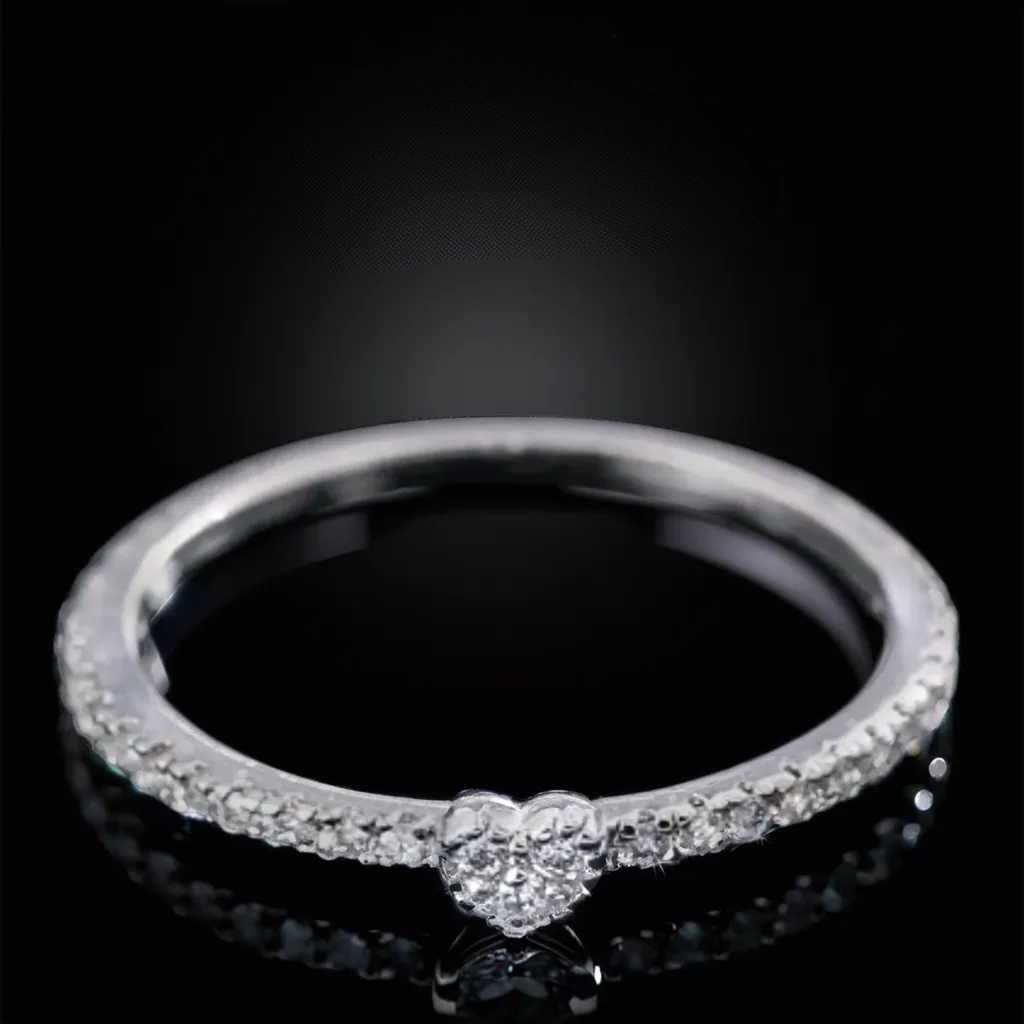 Cubic Zirconia Decor Ring