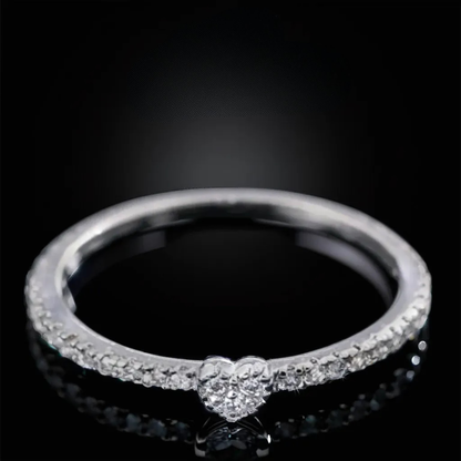 Cubic Zirconia Decor Ring