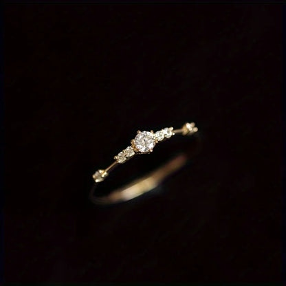 Luxury Simple Diamond Ring 